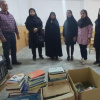 اهدای کتاب به کتابخانه مرکزی دانشگاه جهرم به مناسبت دهه‌ی کرامت
