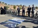 مراسم افتتاح پیست دوچرخه سواری