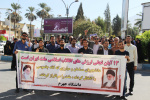 حضور دانشگاهیان دانشگاه جهرم در راهپیمایی ۱۳ آبان