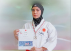 افتخار آفرینی دانشجوی دانشگاه جهرم در مسابقات جهانی کاراته گرجستان