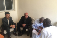 دیدار رئیس دانشگاه جهرم با رئیس موسسه دائره المعارف کشور سنگال