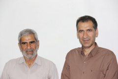 دیدار دکتر کامبیز مینایی با جانباز سرافراز حاج مجید اسدی