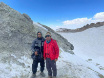صعود دو نفر از کارکنان دانشگاه جهرم به قله دماوند