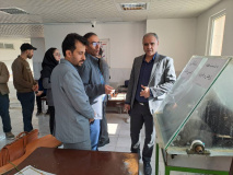بازدید سرپرست دانشگاه از نمایشگاه دستاورد های پژوهشی دانشجویان